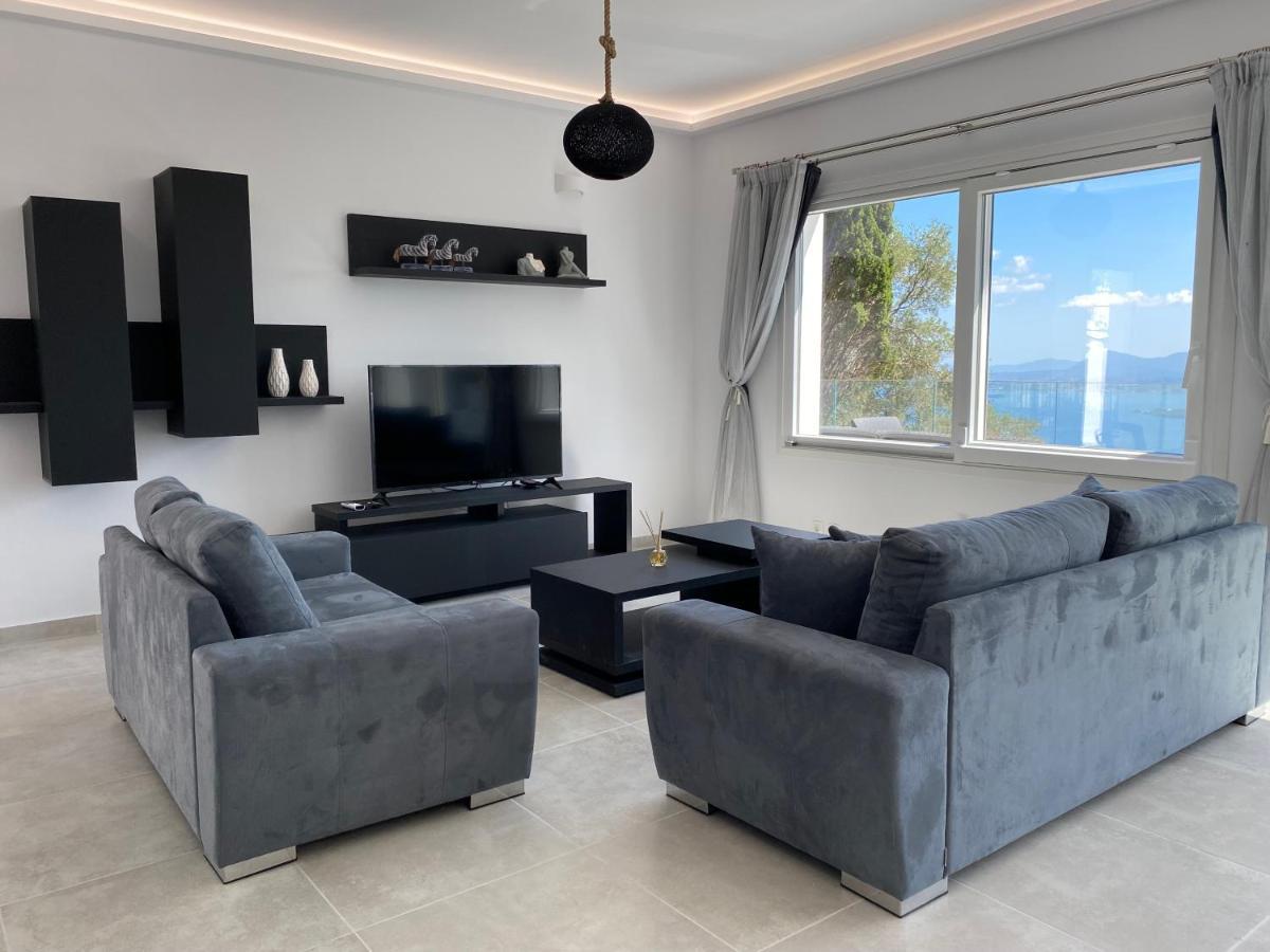 Вилла Rizaria Sea View House Spartylas Экстерьер фото
